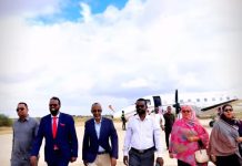 Wafdi uu hoggaaminayo Wasiirka Waxbarashada oo gaaray magaalada Jowhar