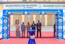 Madaxweyne Xasan Sheekh oo xariga ka jaray xarumo dowladeed oo laga hirgaliyey Dhuusamareeb