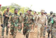 Taliyaha Ciidanka Dhulka oo kormeer shaqo ku tegay Deegaanka Bariire