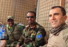 Taliyaha ciidanka dhulka iyo saraakiil Turki ah oo Shabeelaha hoose gaaray