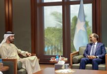 Madaxweyne Xasan Sheekh oo qaabilay wasiir dowlaha arrimaha dibadda Imaaraatka Carabta