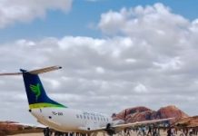 Buur-Hakaba oo laga hirgeliyay garoon diyaaradeed