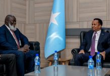 Wasiirka Arrimaha Dibadda XFS oo kulan la qaatay wakiilka gaarka ah ee Midowga Afrika ee Soomaaliya