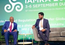 Xoghayaha Guud ee Golaha Mihnadlayaasha Caafimaadka Qaranka oo Shir uga qayb galay Dublin