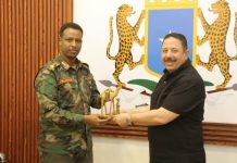 Saraakiil ka socotay ciidamada Masar oo laga sagootiyay Muqdisho