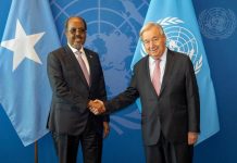 Madaxweynaha JFS oo kulan la qaatay xoghayaha guud ee qaramada midoobay