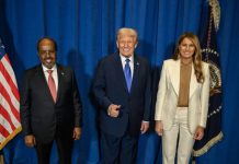 Madaxweyne Xasan Sheekh oo ka qeyb galay casho sharaf uu martigeliyay Donald Trump