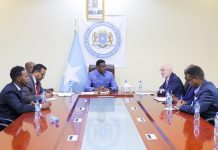 Wasiirka Amniga oo kulan la qaatay Ergayga gaarka ah ee QM u qaabilsan Soomaaliya