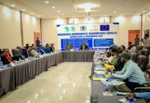 Shirka guddiga sare ee hagista mashaariicda horumarinta wadooyinka oo Dhuusamareeb ka furmay