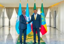 Madaxweyne Xasan Sheekh iyo Aby Axmed oo ka wada hadlay xiriirka labada dal