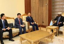 Wasiirka Gaashaandhigga XFS oo kulan la qaatay safiirka Shiinaha