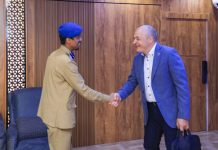 Taliyaha Ciidanka Booliiska oo kulan la qaatay Madaxa EUCAP ee Soomaaliya