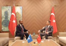 Wasiirka Dekedaha iyo Gaadiidka Badda XFS oo kulan la yeeshay Wasiirka Arrimaha Gudaha Turkiga