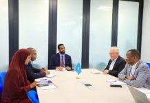 Wasiir Gaadiidka iyo Duulista Hawada oo kulan la qaatay Wakiilka UNDP ee Somaliya