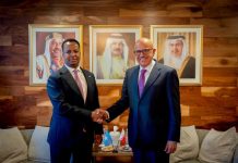 Wasiirka arrimaha dibadda oo New York kula kulmay dhiggiisa dalka Baxrayn