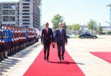 Raβiisul wasaare Xamse oo si meeqaam sare ah loogu soo dhoweeyey madaxtooyada Serbia