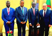 Wasiirka Ganacsiga iyo Warshadaha Soomaaliya oo kulan la yeeshay Wasiirka Beeraha ee Aljeeriya