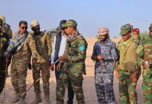 Taliyaha Ciidanka Dhulka iyo Wafdi uu Hoggaaminayo oo gaaray Ceeldheer