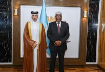 Ku simaha madaxweynaha ahna guddoomiyaha golaha shacabka oo qaabbilay Safiirka dowladda Qatar ee Soomaaliya