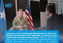Taliyaha Ciidanka (AFRICOM) “Soomaaliya waa meel istiraatiiji ah, waxaana ka jira fursado waaweyn