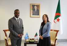 Danjiraha Soomaaliya ee Aljeeriya oo la kulmay wasiir dowlaha arrimaha dibadda dalkaas