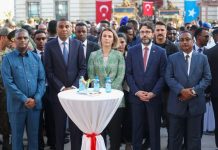 Ra’iisul wasaare Xamse oo ka qaybgalay xuska 102-aad ee aas-aaska Jamhuuriyadda Turkiga