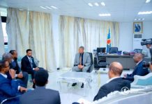 Danjire Ilyaas Cali Xasan oo la kulmay Guddoomiyaha gobolka Haut Katanga