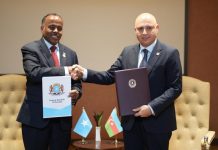 Soomaaliya iyo Azerbaijan oo kala saxiixday heshiis diblomaasiyadeed