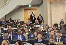 Wasiiru Dowlaha Arrimaha Gudaha oo ka qeybgalay Kalfadhiga 76-aad ee Guddiga Fulinta ee Hay’adda Qaxootiga Adduunka