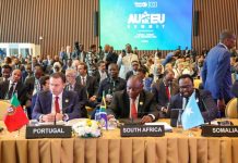 Ra’iisul wasaare ku-xigeenka dalka oo Angola uga qaybgalay Shirka midowga Afrika iyo midowga Yurub