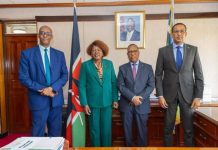 Wasiirka Hawlaha Guud XFS oo kulan muhiim ah la qaatay dhiggiisa Dalka Kenya