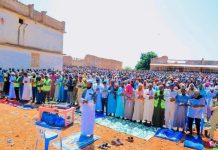 Salaad roob doon ah oo lagu tukaday Baydhabo