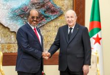 Madaxweyne Xasan Sheekh oo kulan la qaatay dhiggiisa Aljeeriya