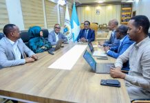 Wasiirka Arrimaha Gudaha oo kulan la yeeshay madaxda Hay’adda SoDMA