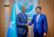 Wasiirka shaqada oo qaabilay danjiraha Turkiga