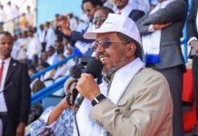 Madaxweyne Xasan Sheekh oo khudbad ka jeediyey munaasabadda xuska maalinta Macallinka Soomaaliyeed