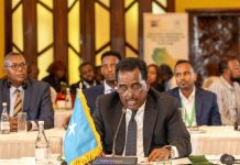 Wasiir arrimaha guddaha XFS oo ka qayb galay shir heer wasiir oo dalalka IGAD kaga arinsanayeen baaqa Nabada