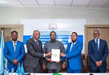 Wasiir Saalim Caliyow Ibrow oo xilka si rasmi ah ula wareegay