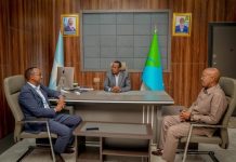 Madaxweynaha Hirshabeelle oo xafiiskiisa ku qaabilay Guddoomiyaha SoDMA