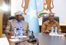 Guddoomiyeyaasha labada Aqal oo kulan la qaatay guddoonka Guddiga La-socodka iyo Dib-u-eegista Dastuurka