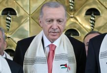 Madaxweynaha Turkiga oo abaalmarin ku qaatay badbaadinta Falastiin