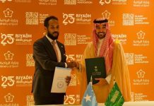 Soomaaliya iyo Sacuudiga oo isku afgartay dib u dhiska garoomada ciyaaraha ee dalka