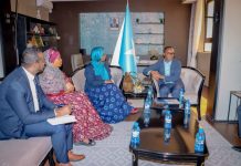 Guddoomiyaha Hay’adda SoDMa oo la kulmay wafdi ka Hay’adda