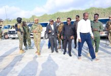 Wasiirka gaashaandhiga XFS oo xariga ka jaray dhismaha Buundadda Sabiid iyo Caanoole