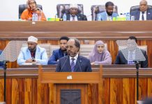 Madaxweynaha JFS oo khudbad ka jeediyay Golaha Baarlamaanka ee Jamhuuriyadda Federaalka Soomaaliya