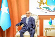 Wasiirka gaashaandhigga Jabuuti oo Muqdisho lagu soo dhaweeyey