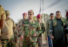 Taliyaha Ciidanka Dhulka XDS oo kormeer shaqo ku tegay degaanno dhaca jiinka Webiga Shabeelle