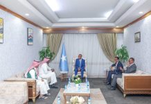 R/Wasaaraha XFS oo qaabilay Safiirka Sacuudiga u fadhiya Dalka Soomaaliya