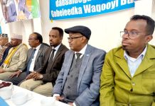 Wasiir ku-xigeenka Warfaafinta XFS oo Munaasabad kagu taageerayay maamulka W/Bari kaga qeyb galay London