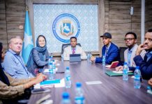 Madaxda Haya’adda Qaxoontiga Qaranka oo Xafiiskooda ku qaabilay Ku-Xigeenka Wakiilka Hay’adda Qaxootiga Adduunka UNHCR ee Soomaaliya